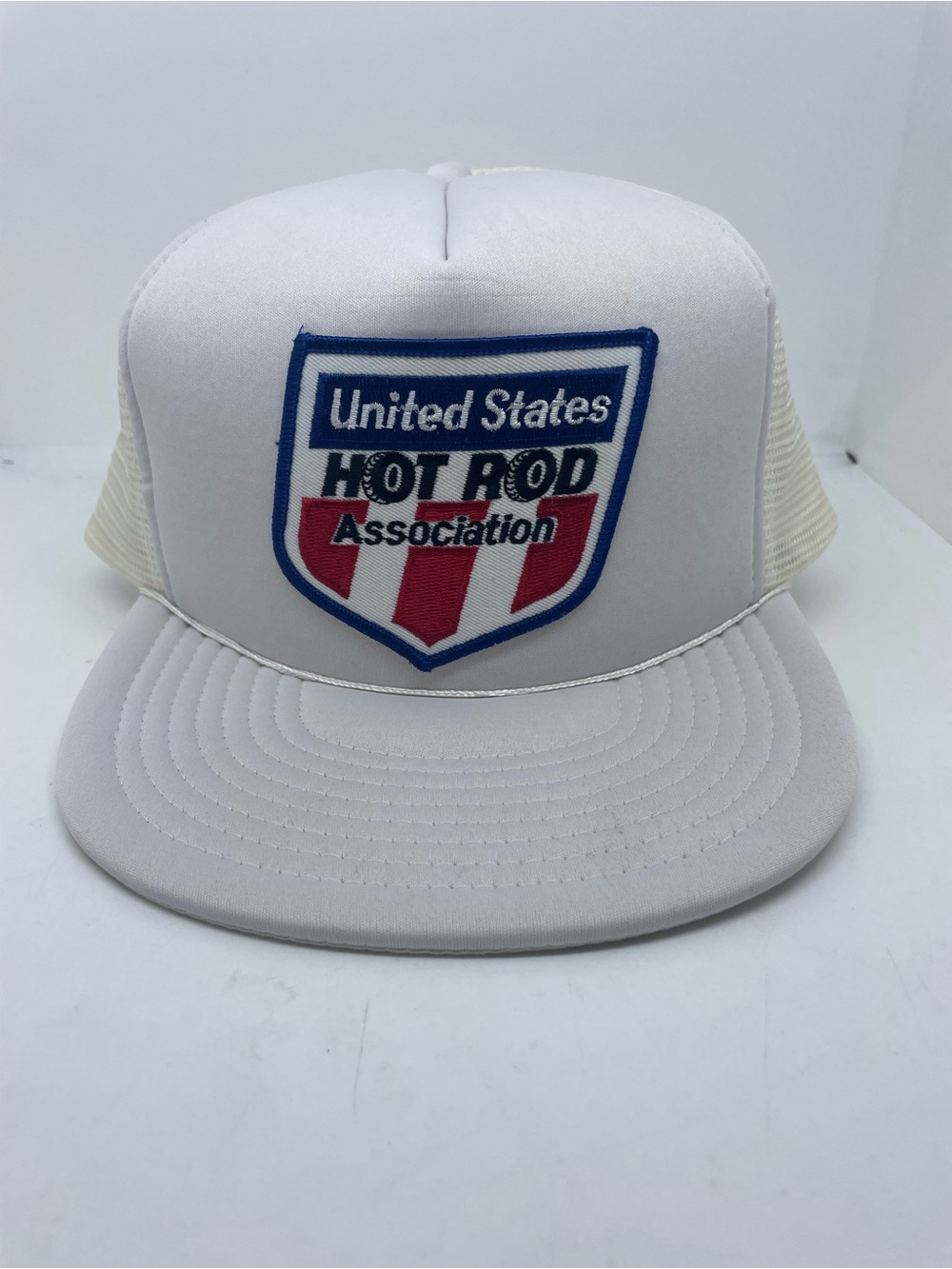 Vintage USA Hot Rod Association
Trucker Hat White Mesh Snapback